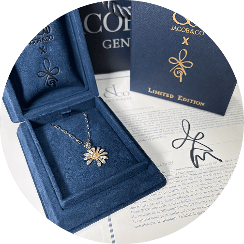 Jacob & Co. x PEACEMINUSONE Pendant