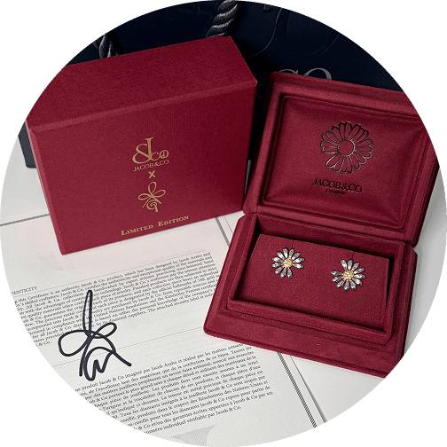 Jacob & Co. x PEACEMINUSONE Earrings